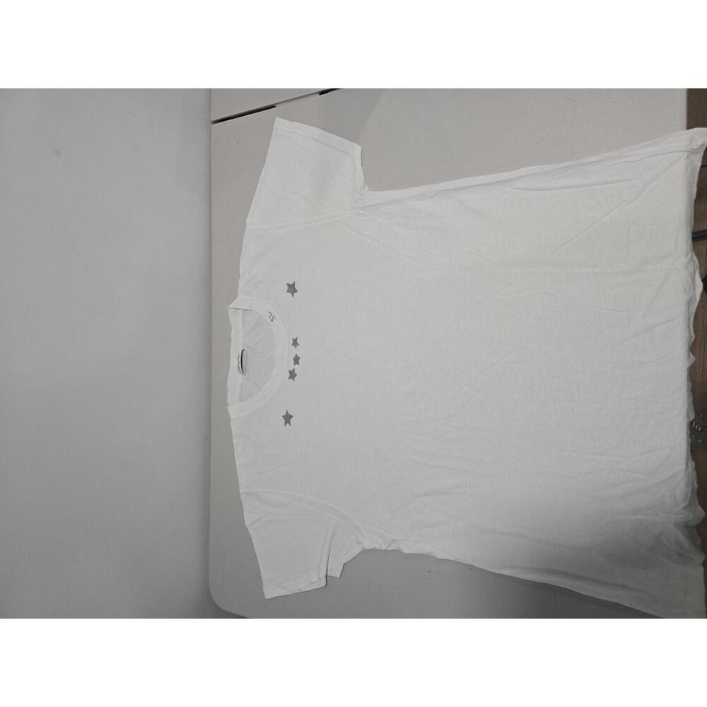 Saint Laurent Paris Star Collar Logo T-Shirt – White